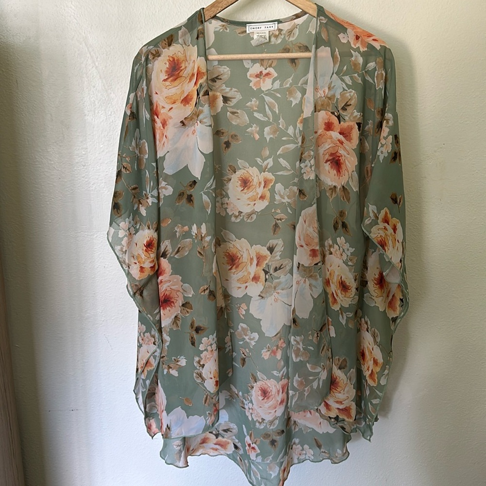 Floral Beach swim cover USA